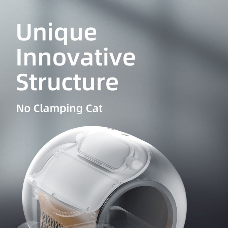 Smart Cat Litter Box Cat Litter Box Self-cleaning New Design, Without Battery