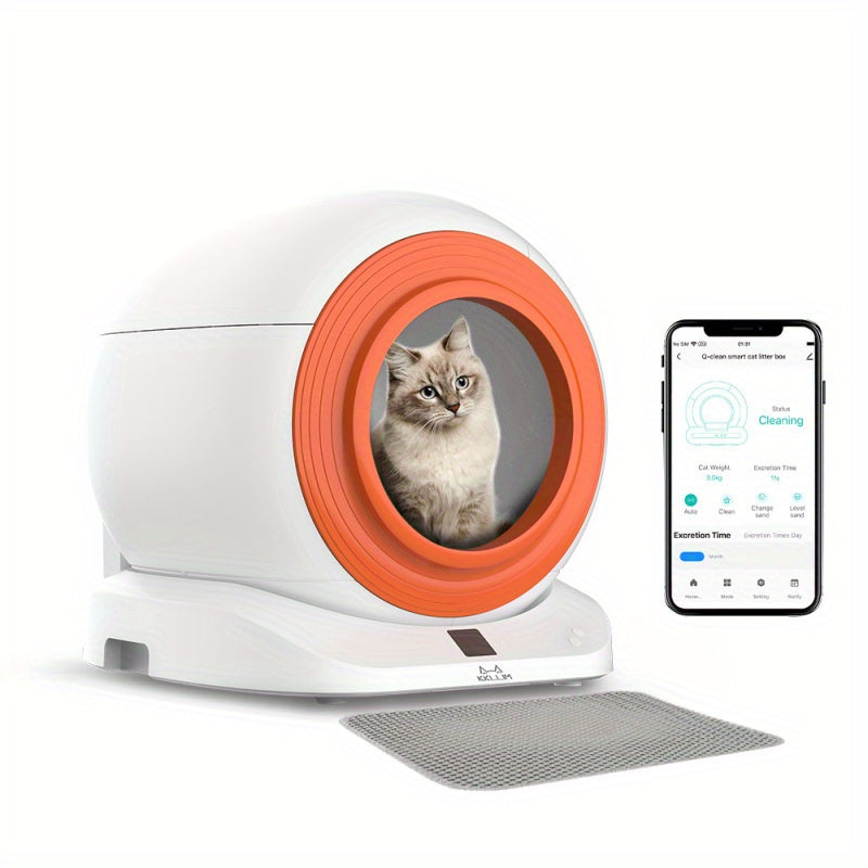Smart Cat Litter Box Cat Litter Box Self-cleaning New Design, Without Battery
