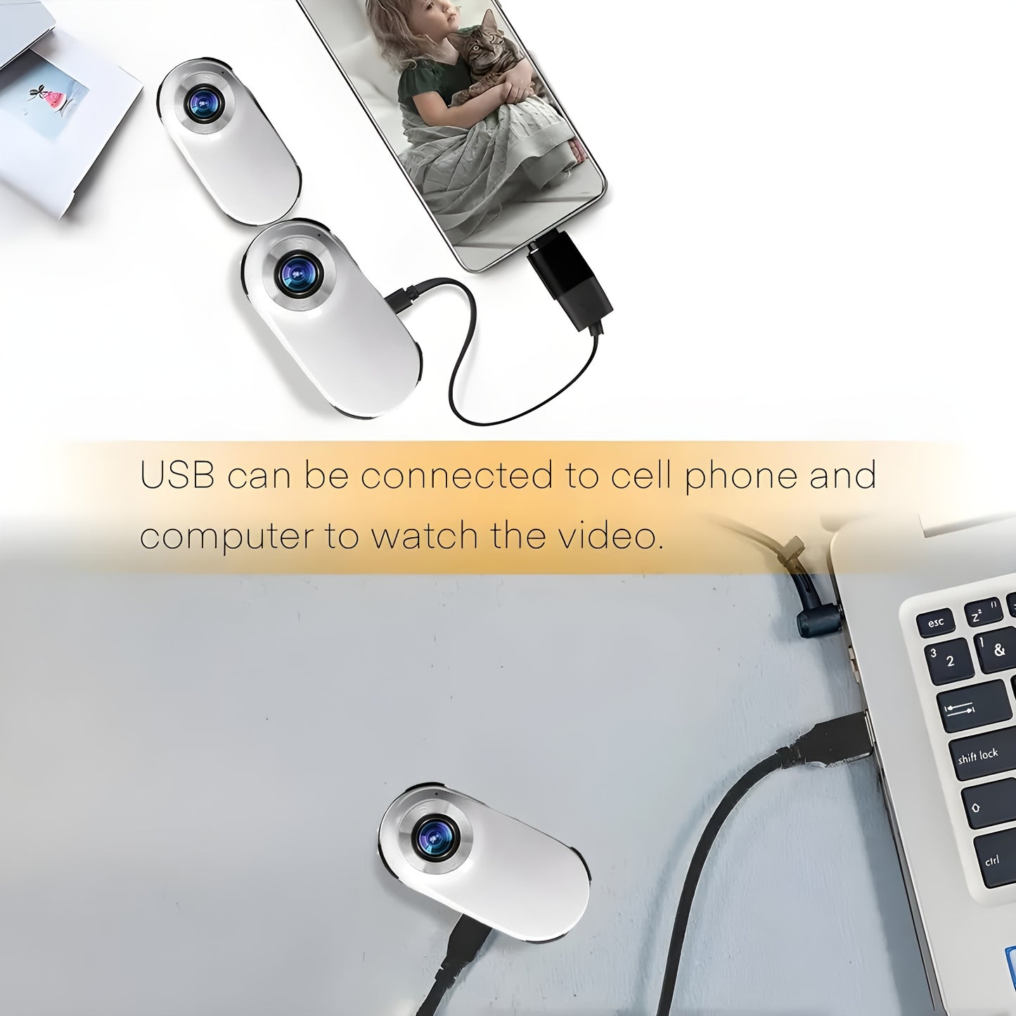 HD 1080P Dog Tracker Collar, No WiFi Needed Cat Collars Camera Sport\u002FAction Camera With Video Records, Mini Body Cam Indoor\u002FOutdoor Wireless Collar Pet Supplies\u002FStuff Designed For Dogs\u002FCats Birthday Gift