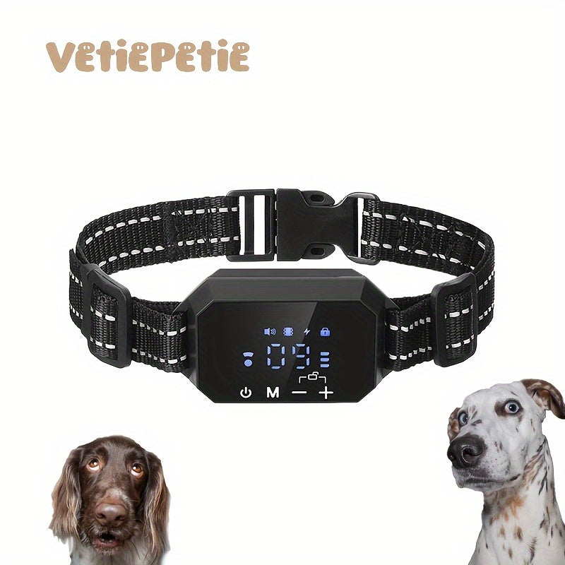 VetiePetie GPS Wireless Dog Fence System - Outdoor Only, 3280ft Range GPS Boundary for Medium\u002FLarge Dogs, Rechargeable Collar with 4-6 Days Battery Life, Escape-Proof Training System (Not for Indoor Use)
