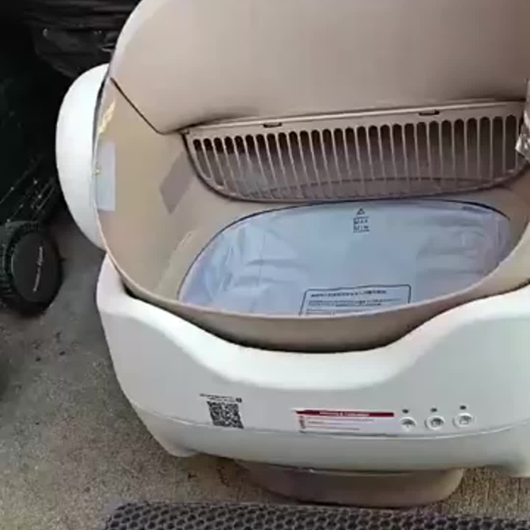 Extra Large Smart Self-cleaning Cat Litter Box, App-Controlled Automactic Cleaner With 3.43gal Big Capacity, 2.4G Wifi Automatic Cat Litter Box With Odor Removal, 14-day Hands Free Scoopless Care, Automatic Scooping, Ideal For Busy Pet Owners, Multi-cats,